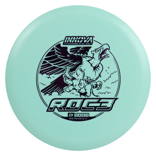 Innova Disc Golf DX Roc3 Midrange Disc 5/4/0/3 Teal/Purple 154 grams
