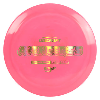 Discraft Disc Golf ESP Avenger SS Distance Driver 10/5/-3/1 Pink/Gold 168g
