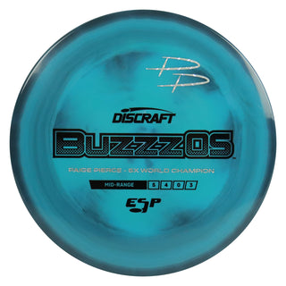 Discraft Disc Golf Paige Pierce ESP Buzzz OS Midrange 5/4/0/3 Turquoise/Black 173g