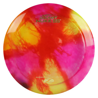 Discraft Disc Golf Z Line Fly Dye Nuke SS Distance Driver 13/5/-3/3 Pink Red/Gold 167-169g