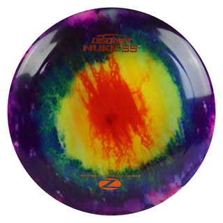 Discraft Disc Golf Z Line Fly Dye Nuke SS Distance Driver 13/5/-3/3 Red Blue Purple/Orange 173-174g