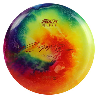 Discraft Disc Golf Paul McBeth Z Line Fly Dye Luna Putter 3/4/0/2 Rainbow/Orange 171g