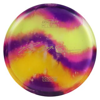 Discraft Disc Golf Paul McBeth Z Line Fly Dye Luna Putter 3/4/0/2 Purple Yellow/Gold 175g