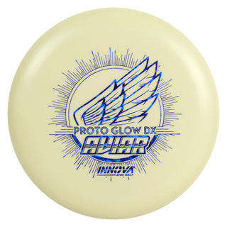 Innova Disc Golf Proto Glow DX Aviar Putter 2/3/0/1 Glow/Navy Shatter 161 grams