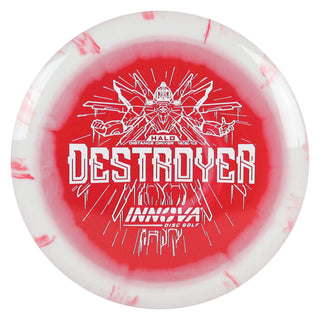 Innova Disc Golf Halo Star Destroyer Distance Driver 12/5/-1/3 White Red/White 173 grams