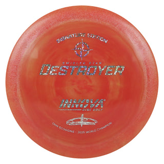 Innova Disc Golf Ohn Scoggins Swirled Star Destroyer 12/5/-1/3 Red Orange/Holo Stars 143 grams