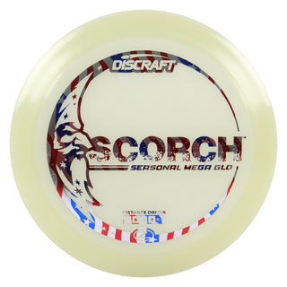 Discraft Disc Golf Seasonal Mega-Glo Scorch Distance Driver 11/6/-2/2 USA 173g