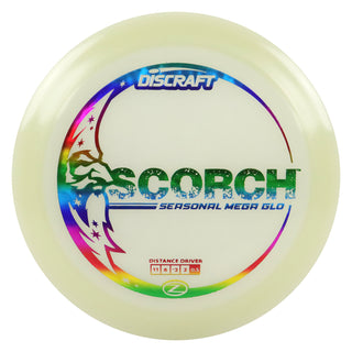 Discraft Disc Golf Seasonal Mega-Glo Scorch Distance Driver 11/6/-2/2 Rainbow 173g