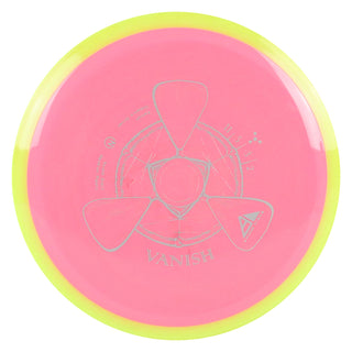 Axiom Disc Golf Neutron Vanish Distance Driver 11/5/-3/2 Pink/Yellow 158 grams