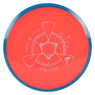 Axiom Disc Golf Neutron Wrath Distance Driver 9/4.5/-0.5/2 Neon Red/Blue Green 155 grams