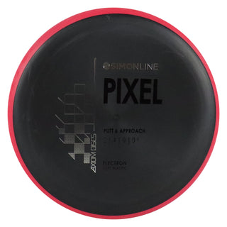 Axiom Disc Golf Simon Line Electron Soft Lizotte Pixel Putter 2/4/0/0.5 Black/Red 171 grams