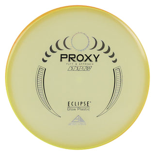 Axiom Disc Golf Eclipse 2.0 Proxy Putter 3/3/-1/0.5 Glow/Orange Yellow 173 grams