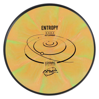 MVP Disc Golf Cosmic Neutron Entropy Putter 4/3/0/3 Mango Green 166 grams