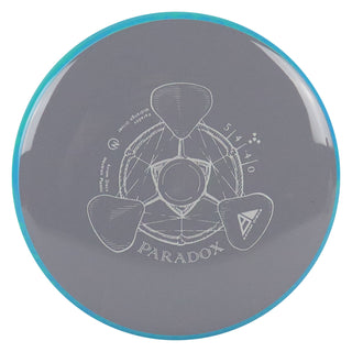 Axiom Disc Golf Neutron Paradox Midrange Driver 5/4/-4/0 Grey/Blue Green 176 grams