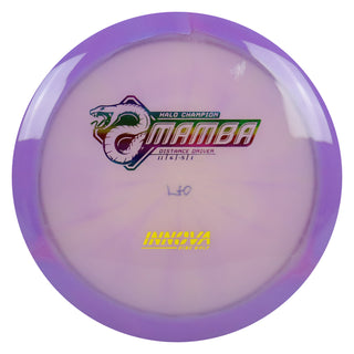 Innova Disc Golf Halo Champion Mamba Distance Driver 11/6/-5/1 Purple/Rainbow Yellow 172 grams