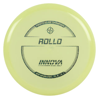 Innova Disc Golf Proto Glow Champion Rollo Midrange 5/6/-4/1 Black Prisms 172 grams