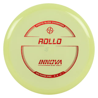 Innova Disc Golf Proto Glow Champion Rollo Midrange 5/6/-4/1 Red Shimmer 171 grams