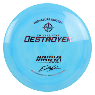 Innova Disc Golf Eveliina 2X World Champ Swirled Star Destroyer Blue/Pink Jellybean 170 grams