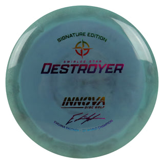 Innova Disc Golf Eveliina 2X World Champ Swirled Star Destroyer Black Purple/Rainbow 170 grams