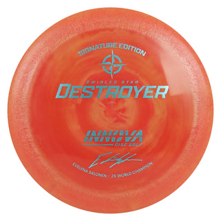 Innova Disc Golf Eveliina 2X World Champ Swirled Star Destroyer Red/Slate 143 grams