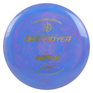 Innova Disc Golf Eveliina 2X World Champ Swirled Star Destroyer Blue Pink/Gold 168 grams
