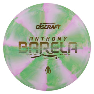 Discraft Disc Golf Anthony Barela Swirl CT Focus Putter 2/2/-1/2 Green Pink/Gold 173-174g