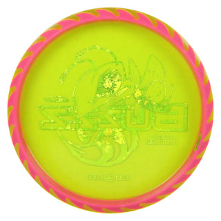 Discraft Disc Golf Fuzed Line Buzzz with Saw Pattern Midrange 5/4/-1/1 Orange with Hot Pink Saw/Buzzz Holo 177-180g