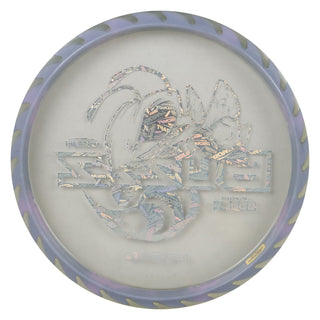 Discraft Disc Golf Fuzed Line Buzzz with Saw Pattern Midrange 5/4/-1/1 Clear with Grey Saw/Discraft Holo 170-172g