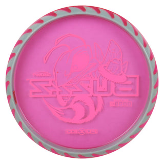 Discraft Disc Golf Fuzed Line Buzzz with Saw Pattern Midrange 5/4/-1/1 Pink with Grey Saw/White 170-172g