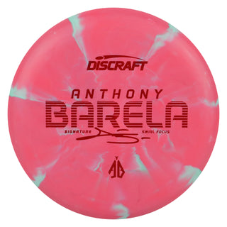 Discraft Disc Golf Anthony Barela Swirl CT Focus Putter 2/2/-1/2 Red Mint/Maroon 170-172g