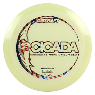 Discraft Disc Golf Seasonal Mega-Glo Cicada Fairway Driver 7/6/-1/1 USA 173-174g