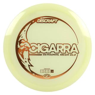 Discraft Disc Golf Seasonal Mega-Glo Cigarra Fairway Driver 7/6/-1/2 Orange 173-174g