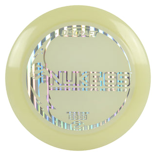 Discraft Disc Golf Seasonal Mega-Glo Nuke SS Distance Driver 13/5/-3/3 Holo Lines 173-174g
