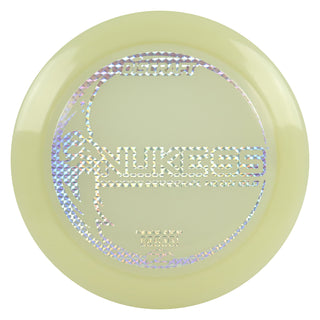 Discraft Disc Golf Seasonal Mega-Glo Nuke SS Distance Driver 13/5/-3/3 Holo Prisms 173-174g
