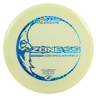 Discraft Disc Golf Seasonal Mega-Glo Zone SS Putt and Approach 4/3/0/3 Blue Scales 173-174g