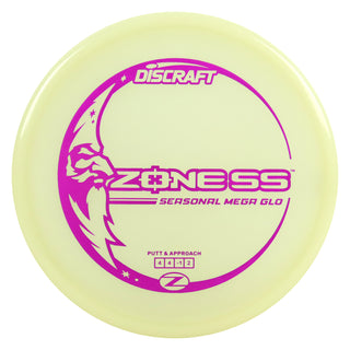 Discraft Disc Golf Seasonal Mega-Glo Zone SS Putt and Approach 4/3/0/3 Pink 173-174g