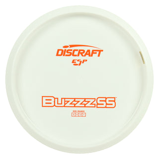 Discraft Disc Golf ESP All White Buzzz SS Midrange 5/4/2/1 Orange 167-169g