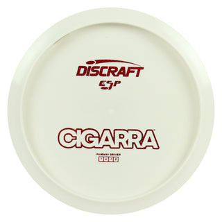 Discraft Disc Golf ESP All White Cigarra Fairway Driver 7/6/-1/2 Red Weave 173-174g