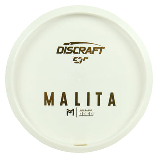Discraft Disc Golf ESP All White Malita Midrange 5/5/-1/1 Gold 170-172g