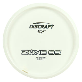 Discraft Disc Golf ESP All White Zone SS Putt and Approach 4/4/-1/2 Black Prisms 173-174g