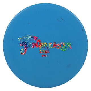 Discraft Disc Golf Jawbreaker Zone Mini 6" Thrower or Marker Blue/Tie Dye Shimmer