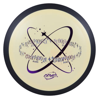 MVP Disc Golf Fission Dimension GYROPalooza Stamp  Dull Yellow/Orbit 172 grams