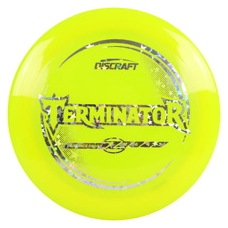 Discraft Disc Golf Z Line Terminator Distance Driver 12/5/-1/3 Yellow/Holo Stars 173-174g