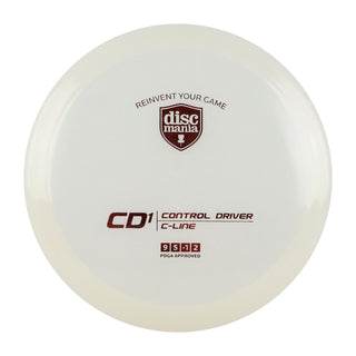 Discmania Disc Golf C-Line CD1 Control Driver 9/5/-1/2 White/Red 172 grams