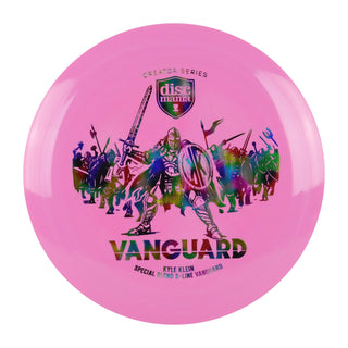 Discmania Disc Golf Kyle Klein Vanguard Fairway Driver 9/5/0/2 Pink/Rainbow Dots 173 grams