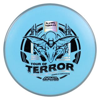 Axiom Disc Golf Fission Pyro Halloween 2024 Midrange 5/4/0/2.5 Blue/Grey 176 grams
