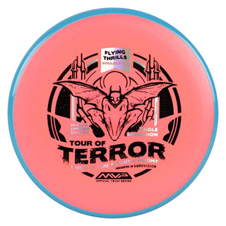 Axiom Disc Golf Fission Pyro Halloween 2024 Midrange 5/4/0/2.5 Red/Blue 177 grams