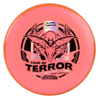 Axiom Disc Golf Fission Pyro Halloween 2024 Midrange 5/4/0/2.5 Red/Orange 176 grams