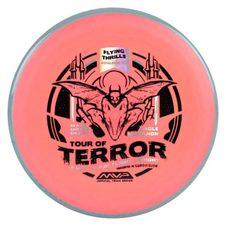 Axiom Disc Golf Fission Pyro Halloween 2024 Midrange 5/4/0/2.5 Red/Grey 178 grams
