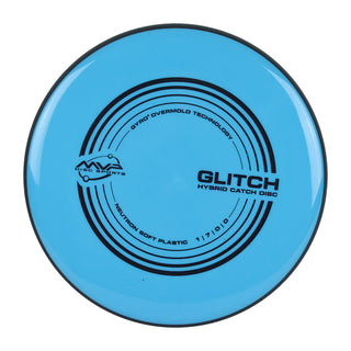 MVP Disc Golf Neutron Glitch Soft Putter Hybrid Catch Blue 150 grams